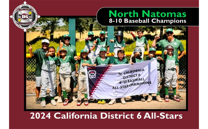 District 6 8-10 Baseball Champion - North Natomas	