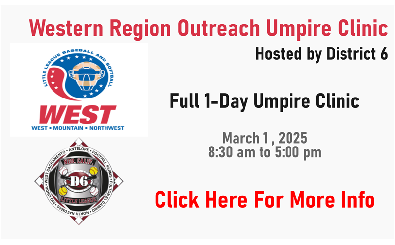 WRLL Outreach Umpire Clinic